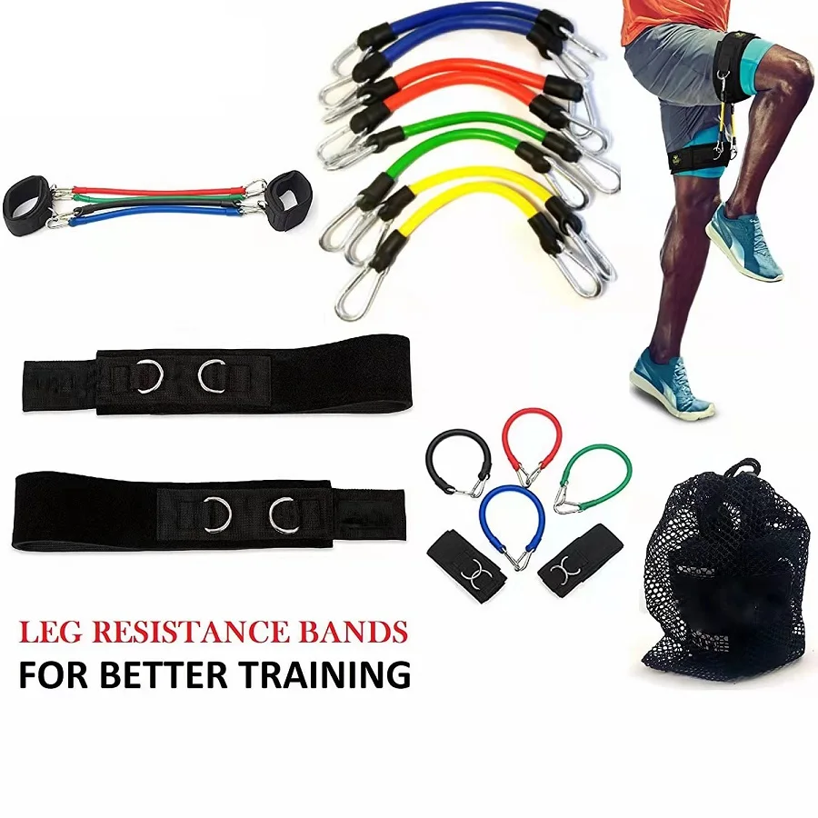 

Manufactures Custom Leg Resistance Bands for Fitness Training, Green/red/any pantone color is available