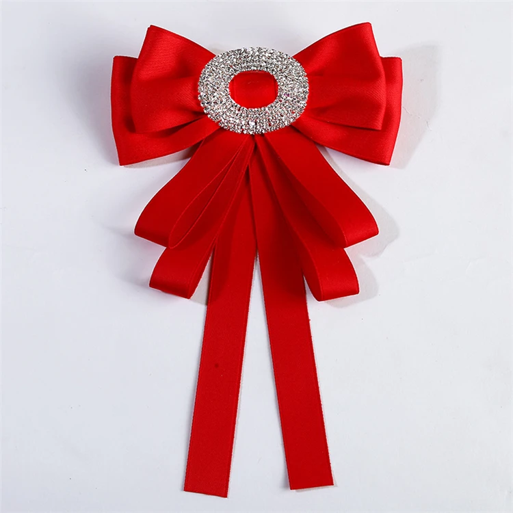 

Korean style all-match shirt bow tie dress collar decorative accessories brooch customizable