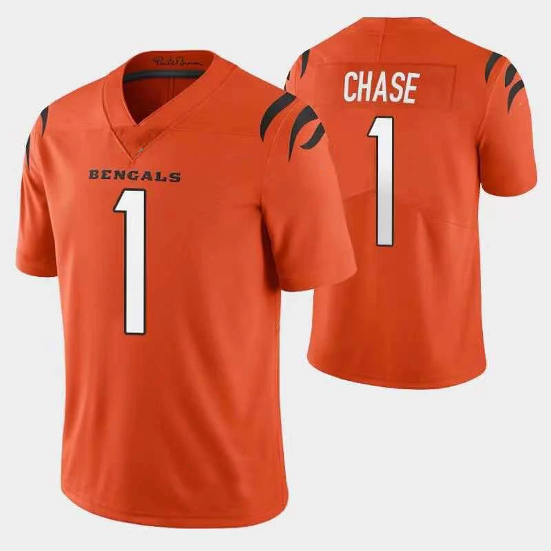 

Cincinnati Ja'Marr Chase 1 NF l Bengal s American Football Jersey Top Quality Shirts Clothing Custom Name and number and LOGO
