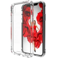 

For iPhone XS Max Case Crytal Clear Shockproof Drop Protection Slim Soft Hybrid TPU Gel Bumper Hard PC Scratch Resistant Back