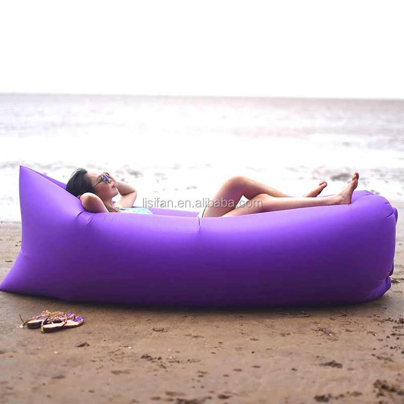 

Inflatable Lounger Air Sofa Lazy Sofa Bag Couch Sleeping Bag Hammock Pool Float Portable for Indoors & Outdoors