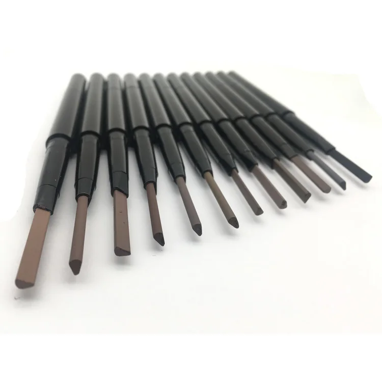 

double ended automatic 5 color eyebrow pencil with brush waterproof eyebrow pen eyebrows eye brow pencil