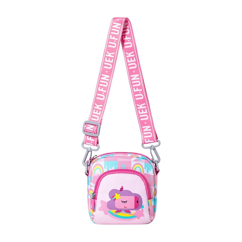 

High Quality Fashion Cute Mini girl's bag Cartoon Printing Handbag Wide shoulder straps Children Cross Bags