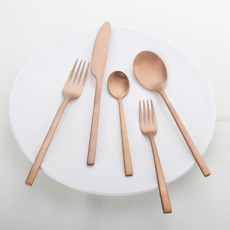 Wholesale Stock 5pcs Stainless Steel Silverware Flatware Sets Viners Cutlery