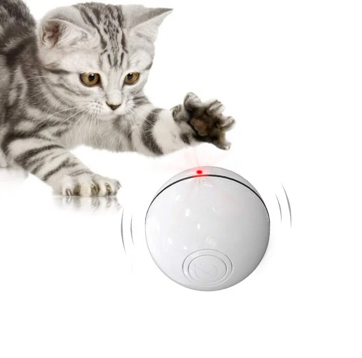 

Dropshipping Amazon choice Hot Sale USB Rechargeable Interactive Smart Automatic Electronic LED Cat Toy