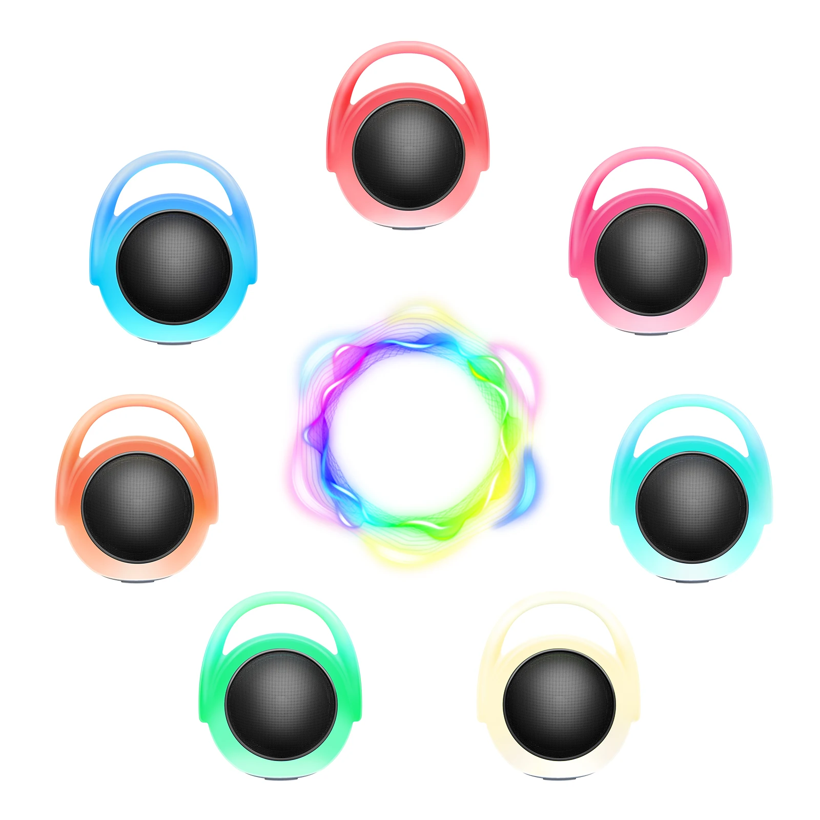 PL-001 Wireless Bluetooth Smart Speaker Night Light TF Card Support Wireless Handfree Speaker - ANKUX.COM