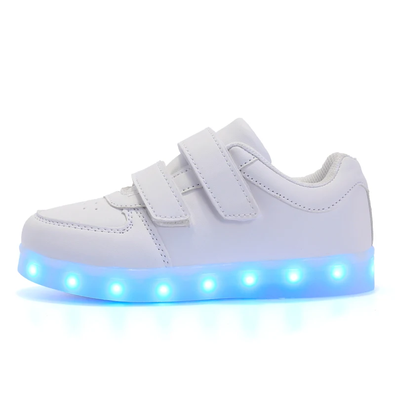 

Size  LED Shoes for Kids Girls Boys USB Charge Glowing Lighted Shoes Kids Shoes with Lights Luminous Sneakers for Children