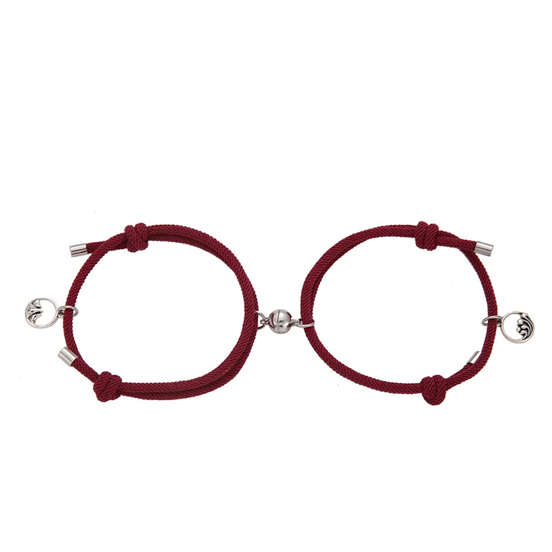 

new simple Cheap Wholesale Alloy Magnetic Bracelet for Couples