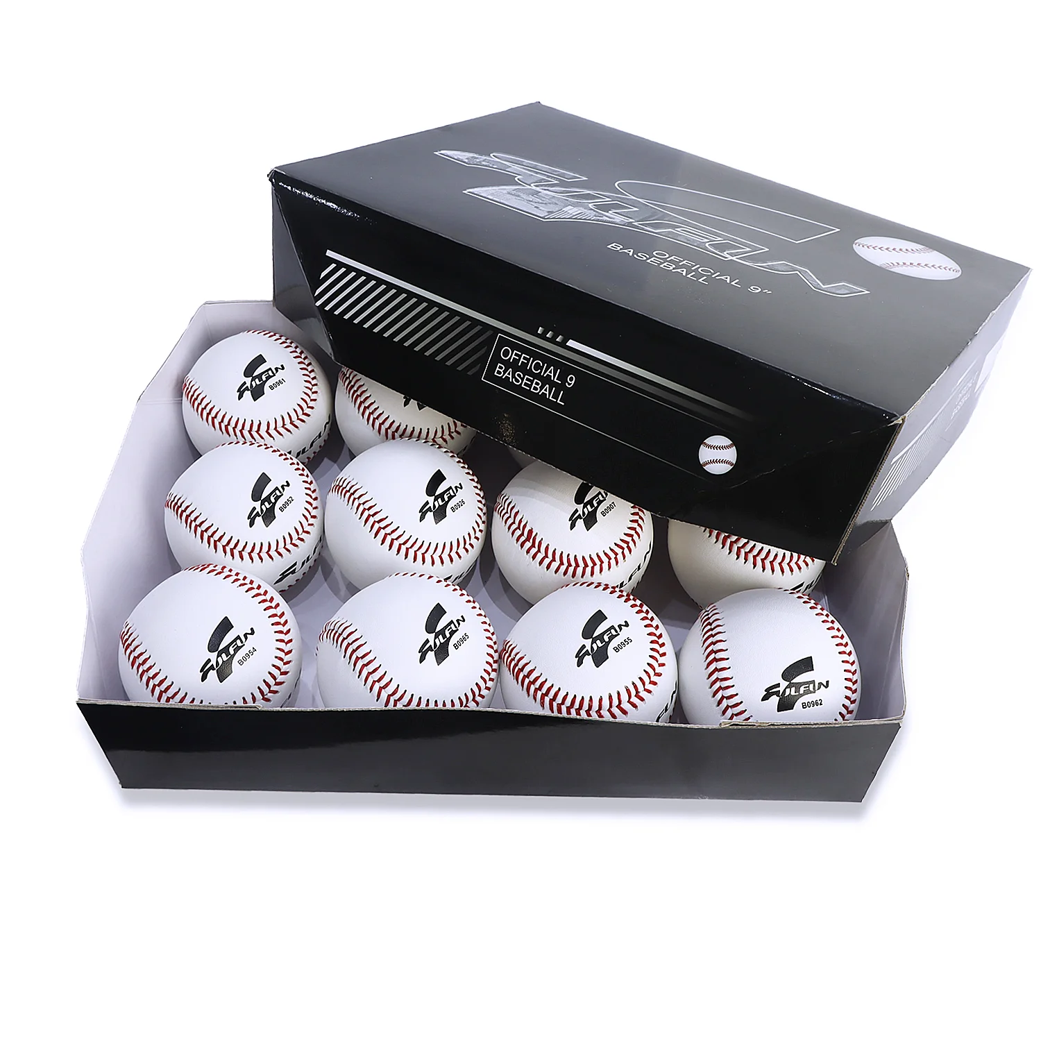 

Custom stock size leather Training Official League baseball for sports, Customized