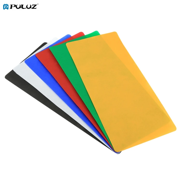 

6 PCS PULUZ Collapsible Photography Studio Background 6 Colors Backdrop, 6 color