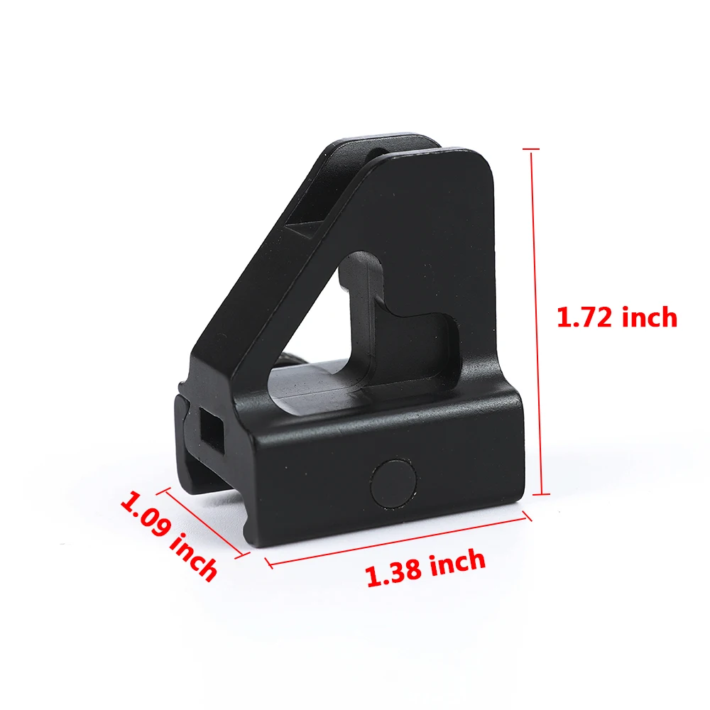 

Tactical Metal AR15 Low Profile Detachable A2 Front Sight for Flat top 223 5.56 Standard Front Sight ar15 rear sight, Matte black