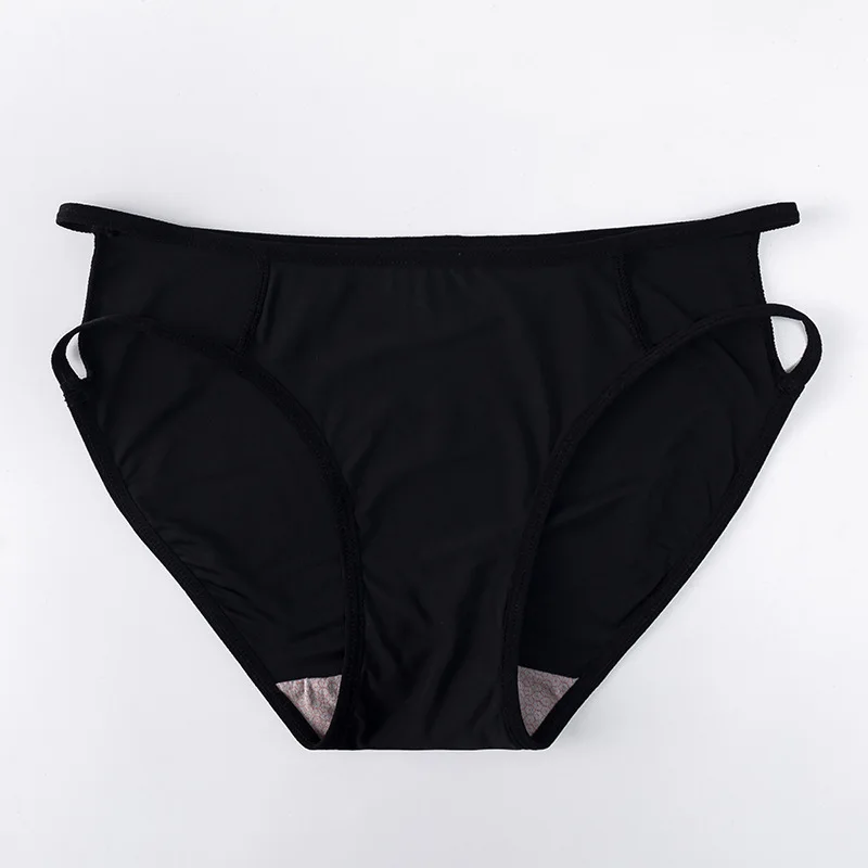 

100% cotton women seamless women underwear black, As the picture show