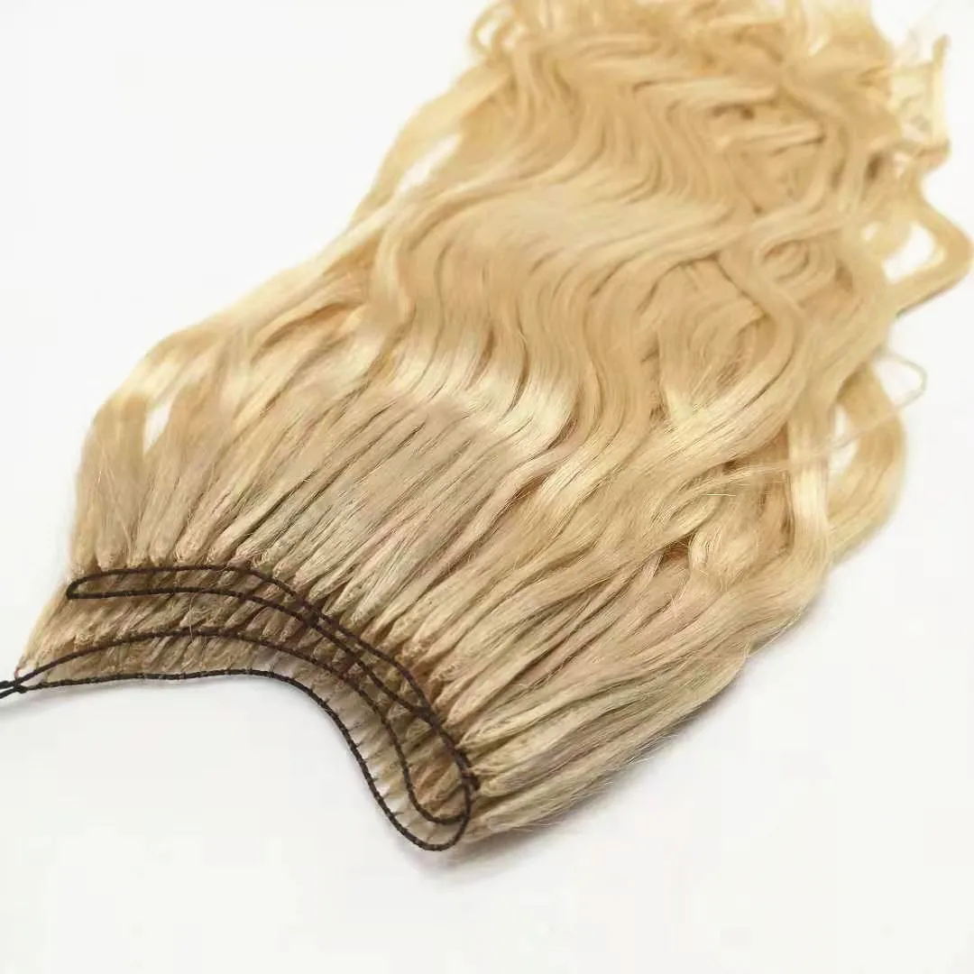 

Now style human hair extension in Korea/Japan salon 100% virgin hair material no tip hair extension wigs, Natural color #1b