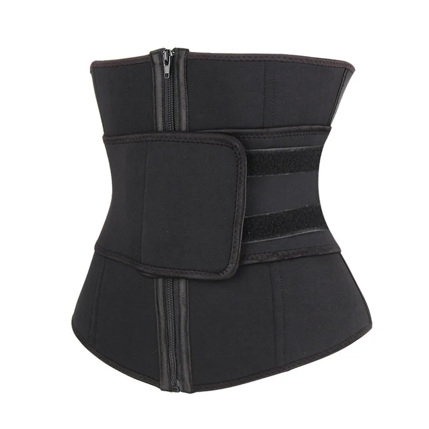 

2021 Fashion Women Postpartum Waist Shaper Belt Belly Control Corset Waist Trainers Plus Size, Black