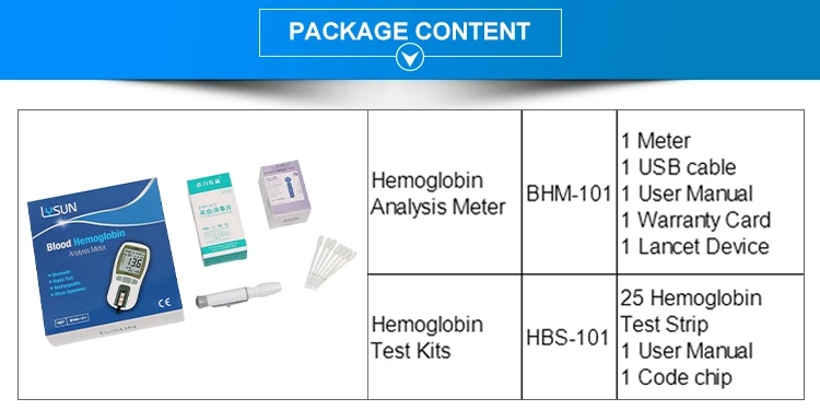 Good Price Professional Manufacturer Portable Hemoglobin Test Equipment