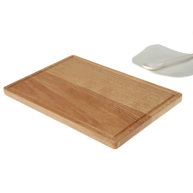 

Wooden environmentally friendly rectangular steak pizza board baby food cutting board, Natural