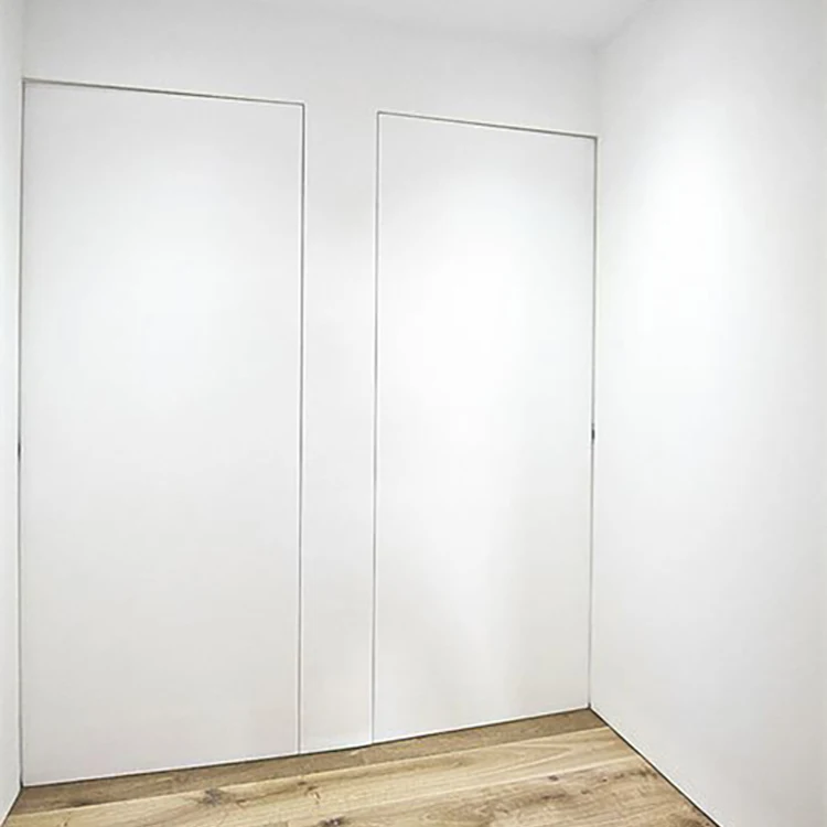 Interior Frameless Gloss Door Design With Frame Work Hidden Hinges ...