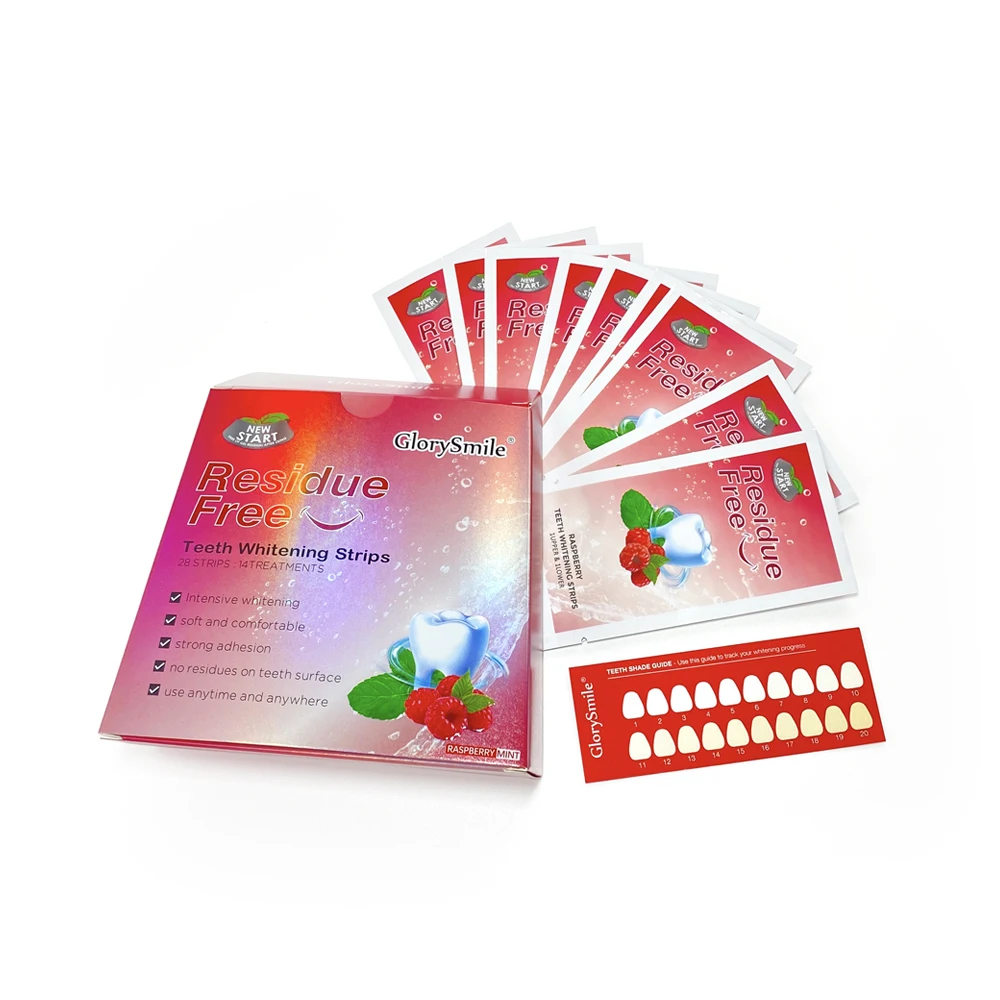 

CE Approved Teeth Whitening Products Tooth Bleaching 6HP Diamond White Advanced Teeth Whitening Dry Strips Private Label