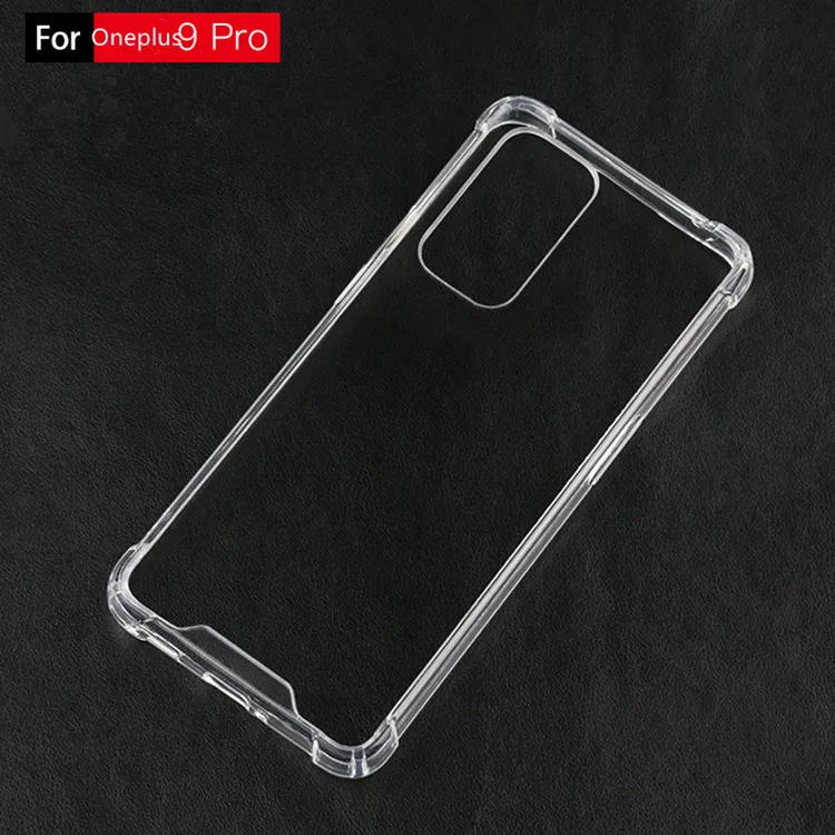 

Shockproof PC Clear Phone Case For Oneplus 9 8 Pro 8T 7 7T Nord N100 N10 5g Mobile Phone Back Cover, Clear transparent