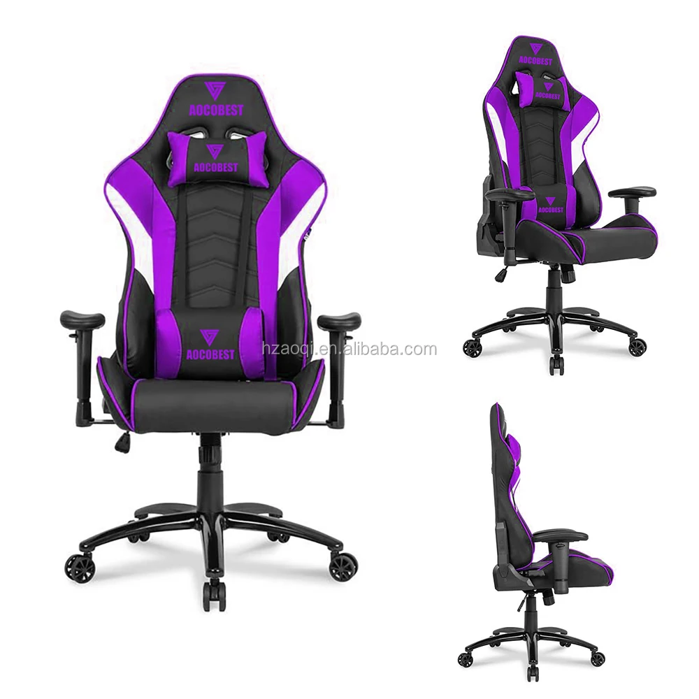 Anji Factory Best Executive Office Most Popular Blue Leather Custom Gaming Chairs Silla Ergonomic Swivel 3d Purple Game Chair Buy Oem Colorful Logo Computer Gaming Leather Office Recliner Chair Best Multi Functional