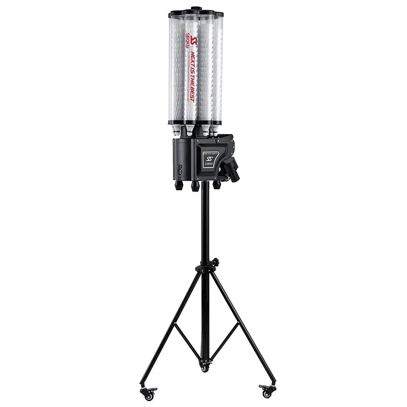 

High Quality Badminton Shuttle Machine Badminton Feeder, Black