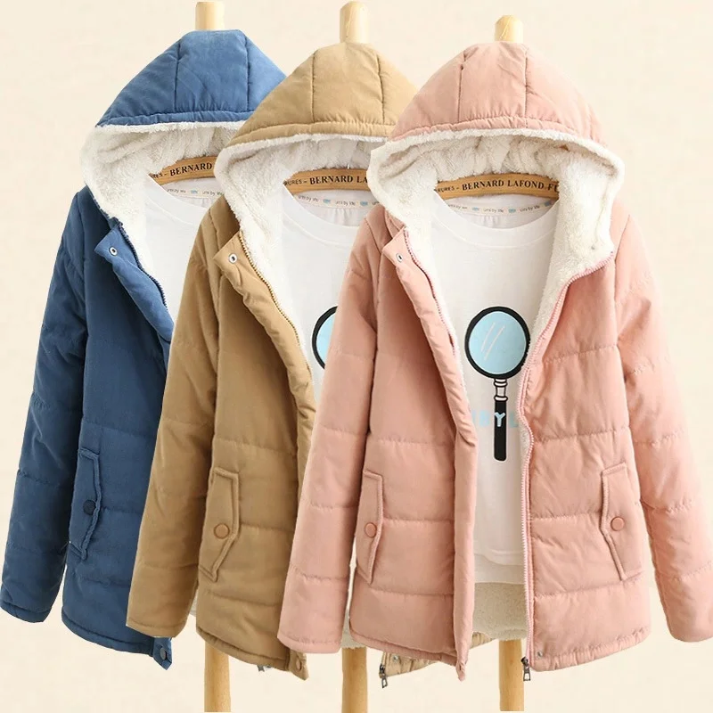 

2021 Fashion Plus Size Women'S Coats With Big Fur Hooded Thin Coat, Picture