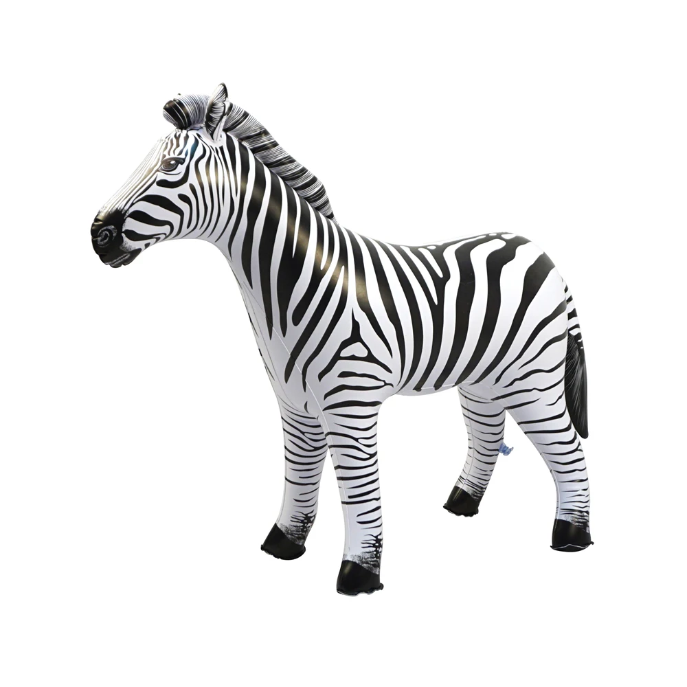 

72cmH Animal Toy Inflatable Zebra Kids' Birthday Animal Theme Party Balloon