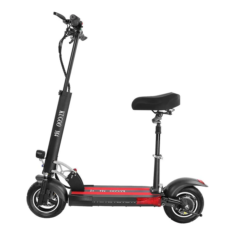 

kugoo kirin M4 Chinese best electric scooters scooter app with max load 150kg 10" Off-road Tires 500W Motor