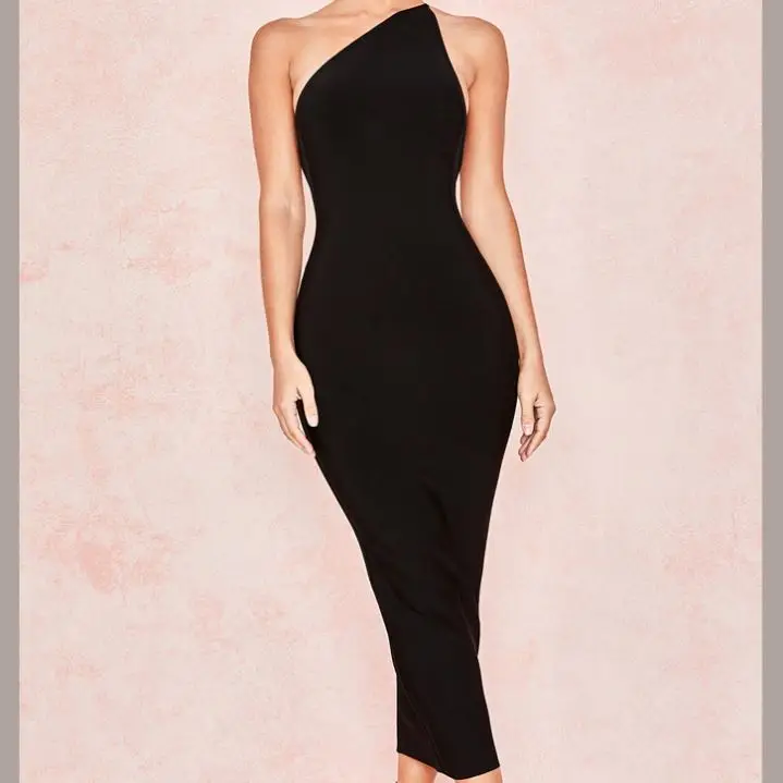 

women one shoulder dresses lady party dresses