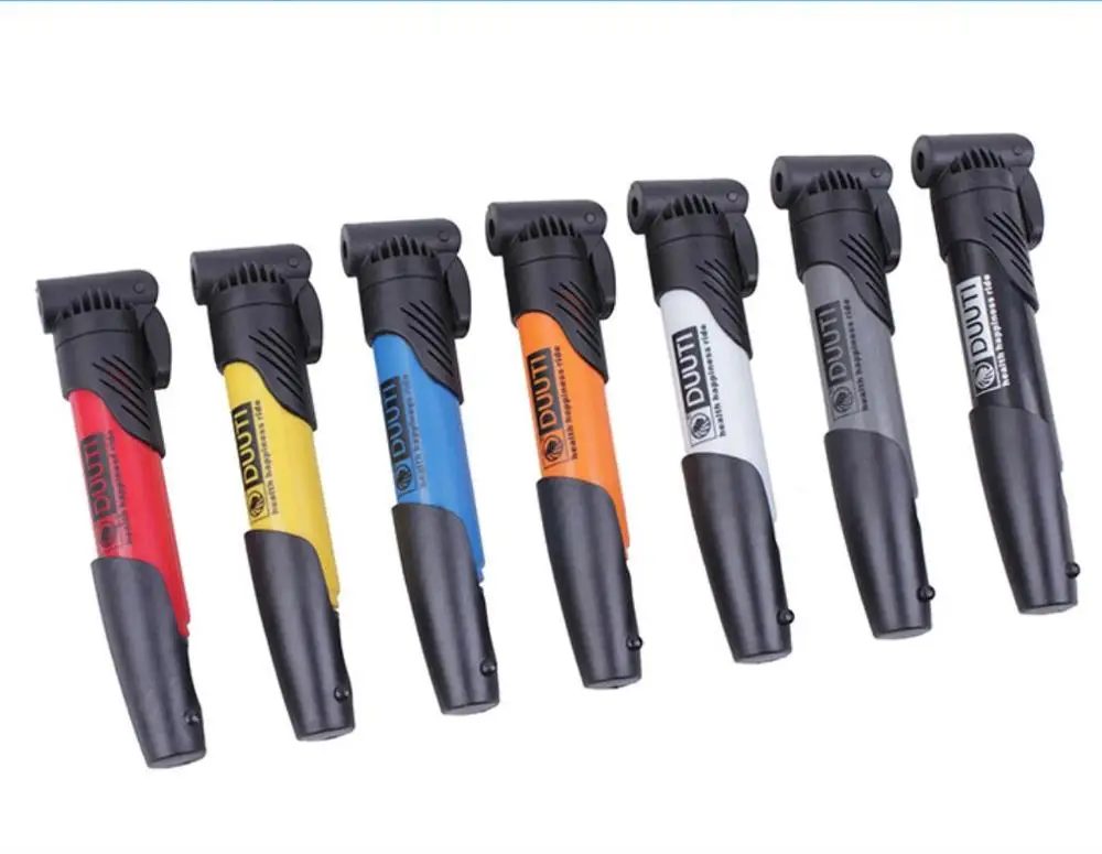 

Wildmx High Quality Lightweight Durable Portable Plastic Hand Bicycle Mini Pump, Black/red/blue/yellow/orange/white/grey