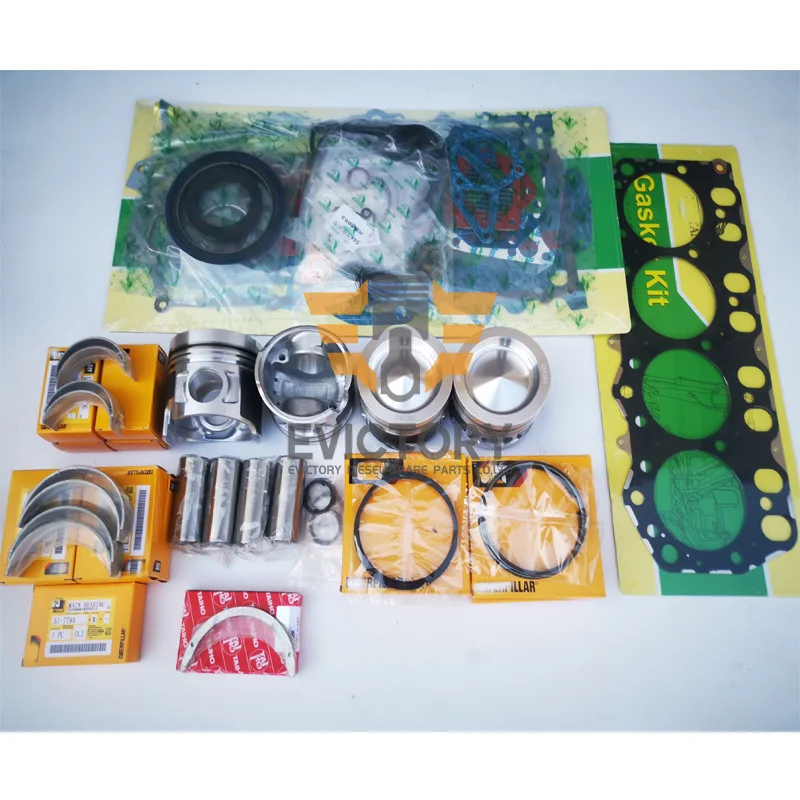 

For Caterpillar CAT C4.2 rebuid kit + valve guide piston ring bearing gasket