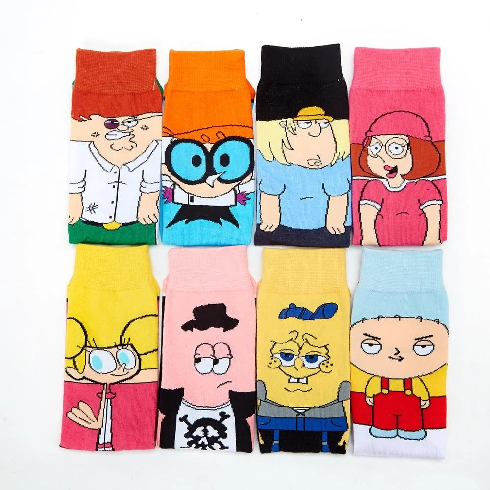 

Wholesale Jacquard Funny Happy Socks Women Character Socks Crew Funky Novelty Crazy Happy Socks Fun, Pantone color