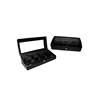 Luxury Ebony Automatic 4 Motors Watch Winder Display Watch Box Case 8+9