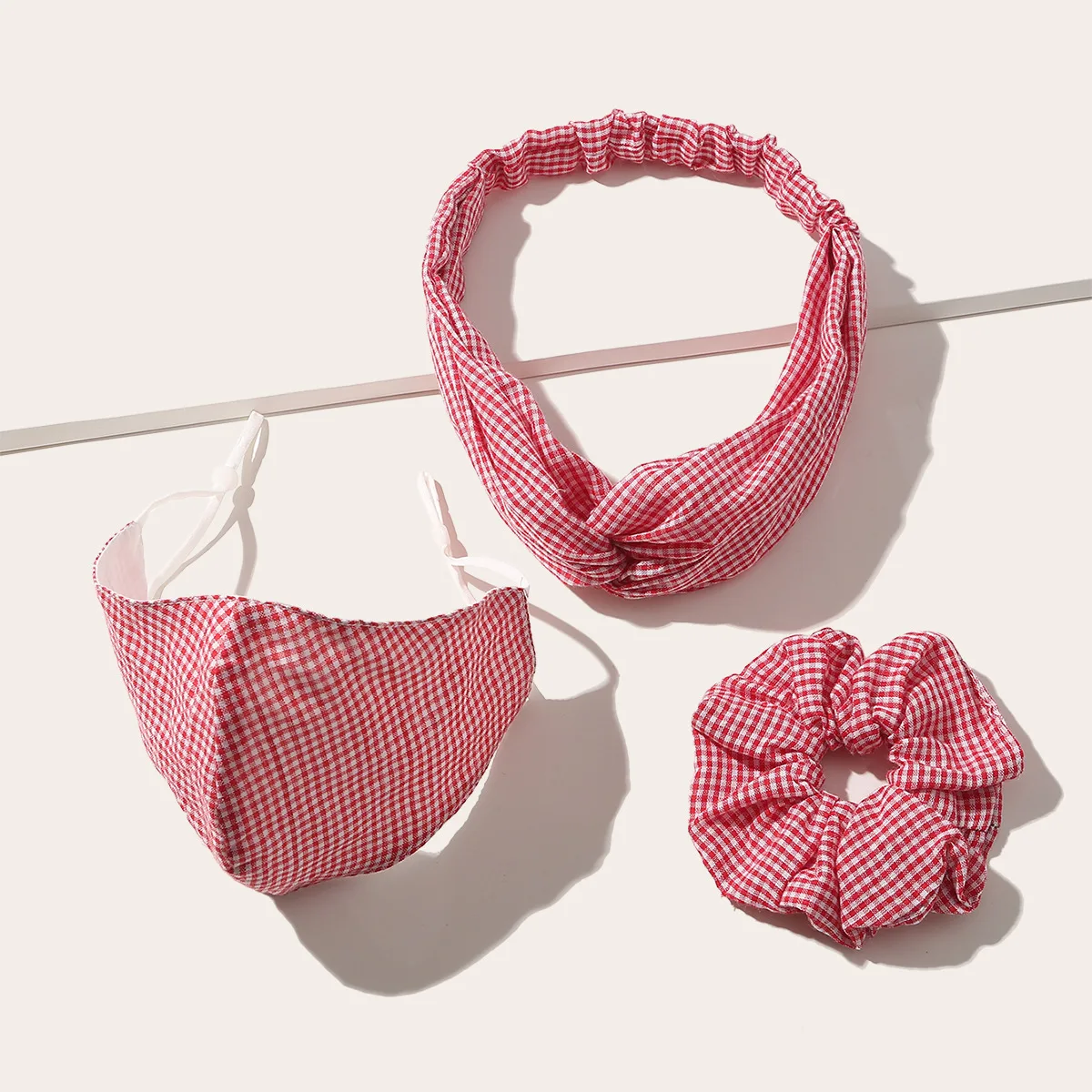 
New Adjustable YoGa Hairband Mask Fashion Woman Face Mask Headband Coiling Reusable Cotton Cloth Face Mask Washable 