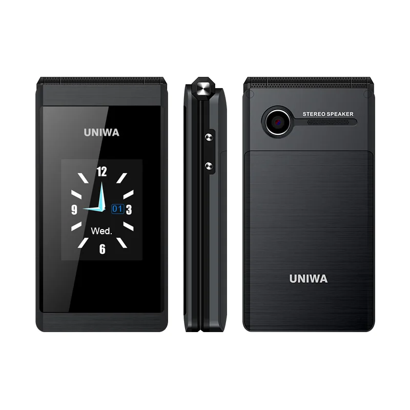 

UNIWA X28 2.8/1.77 Inch Dual Screen Flip Phone