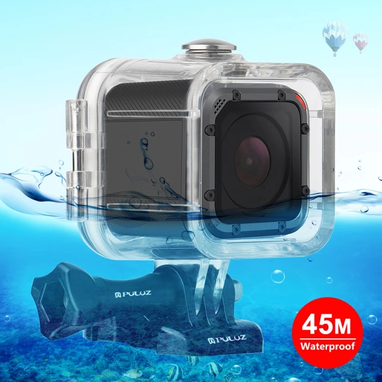 

PULUZ 45m Underwater Waterproof Housing Diving Protective Case for GoPro HERO5 Session /HERO4 Session /HERO Session, with Buckle