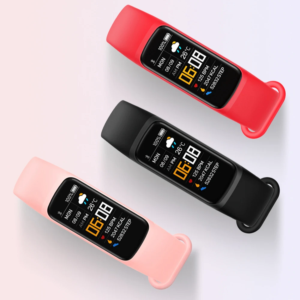 

heart rate Tracker band 0.96 fitness Activity Monitor Waterproof GPS Weather Forecast Smart bracelet watches, Customized colors