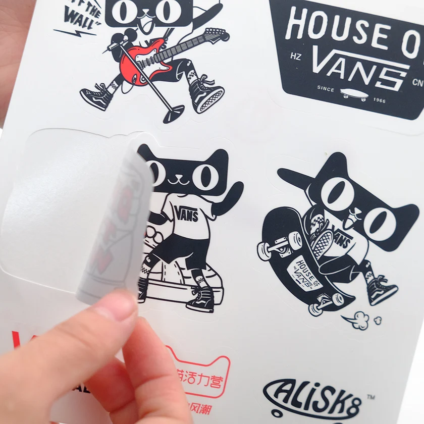 
Custom Printed Waterproof Vinyl Sticker Sheet 