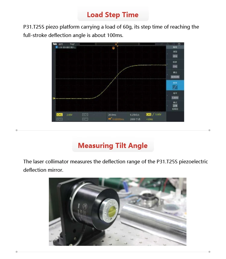 Piezo Tilt Deflection Mirror Palform Piezo Nano And Micro Technology