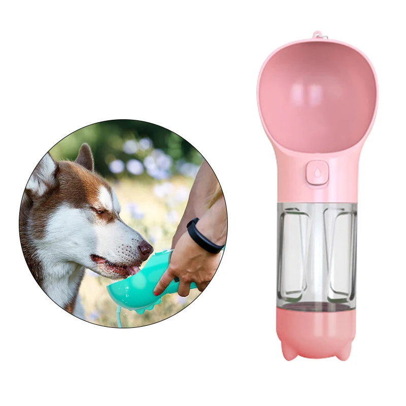 

Eco-Friendly Wholesale Plastic Travel Portable Pet Dog Drinking Water Bottle For Outdoor, Blue/yellow/pink/green