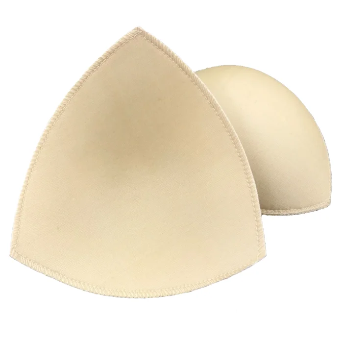 

Wholesale ladies breathable sports bra foam pad bikini triangle bra cups, Yellow skin color,white color,black color