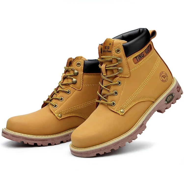 

Action Leather Australia Mens Steel Cap Safety Work Boots, Khaki