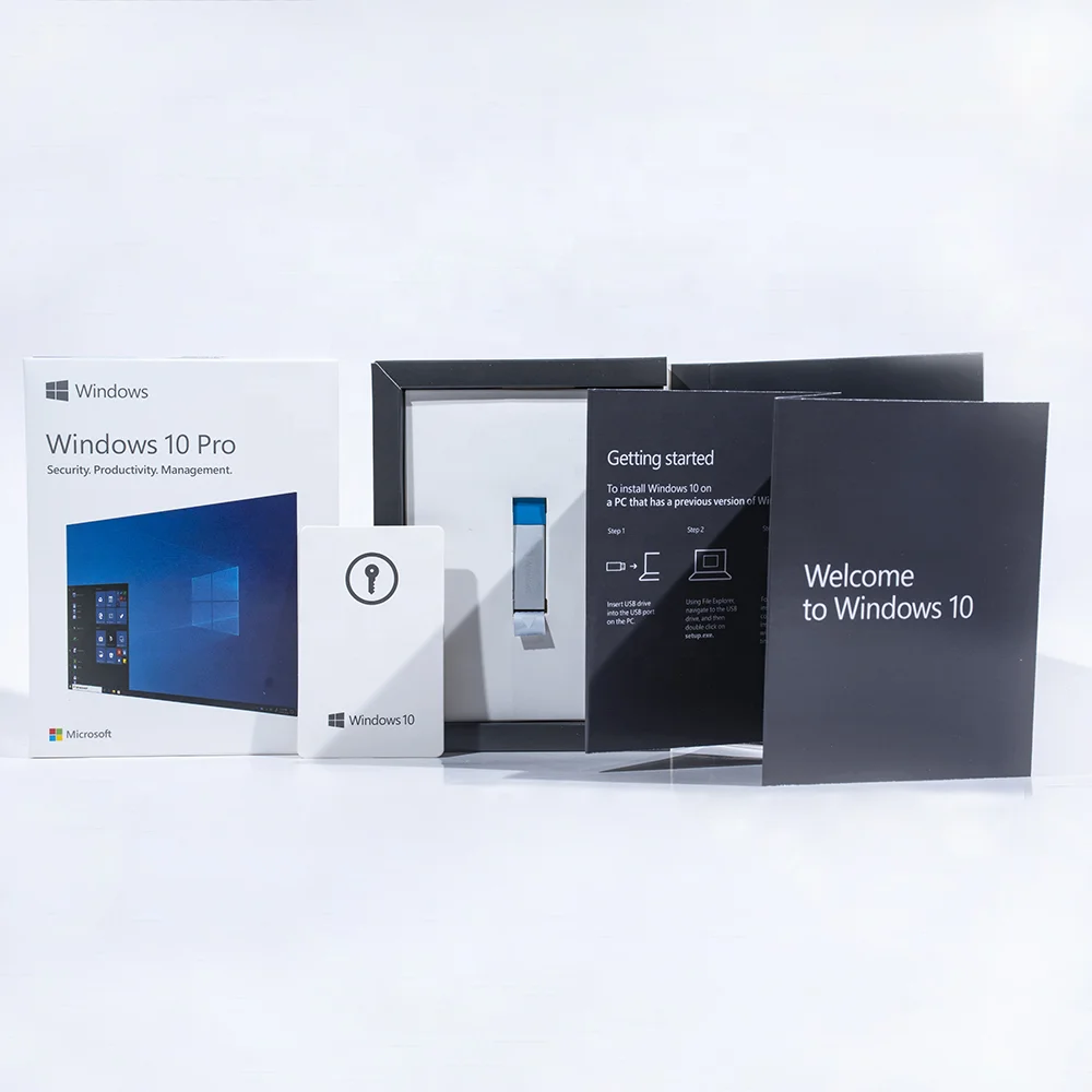 

Online 24 Hours Free Shipping Windows 10 Pro USB 3.0 Full Package Win 10 Pro License Retail Key