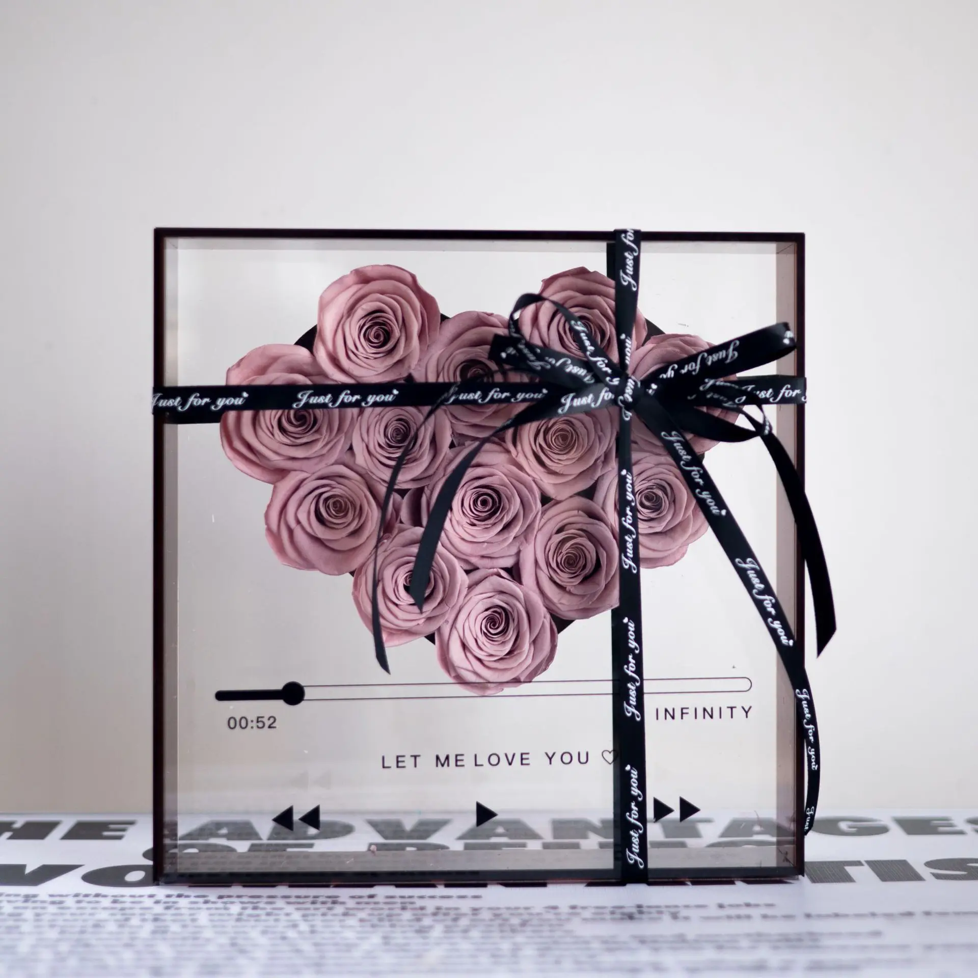 

Wholesale 2024 Valentine Luxury Gift Preserved Flower Box Everlasting Stabilized Preserved Rose In Gift Box