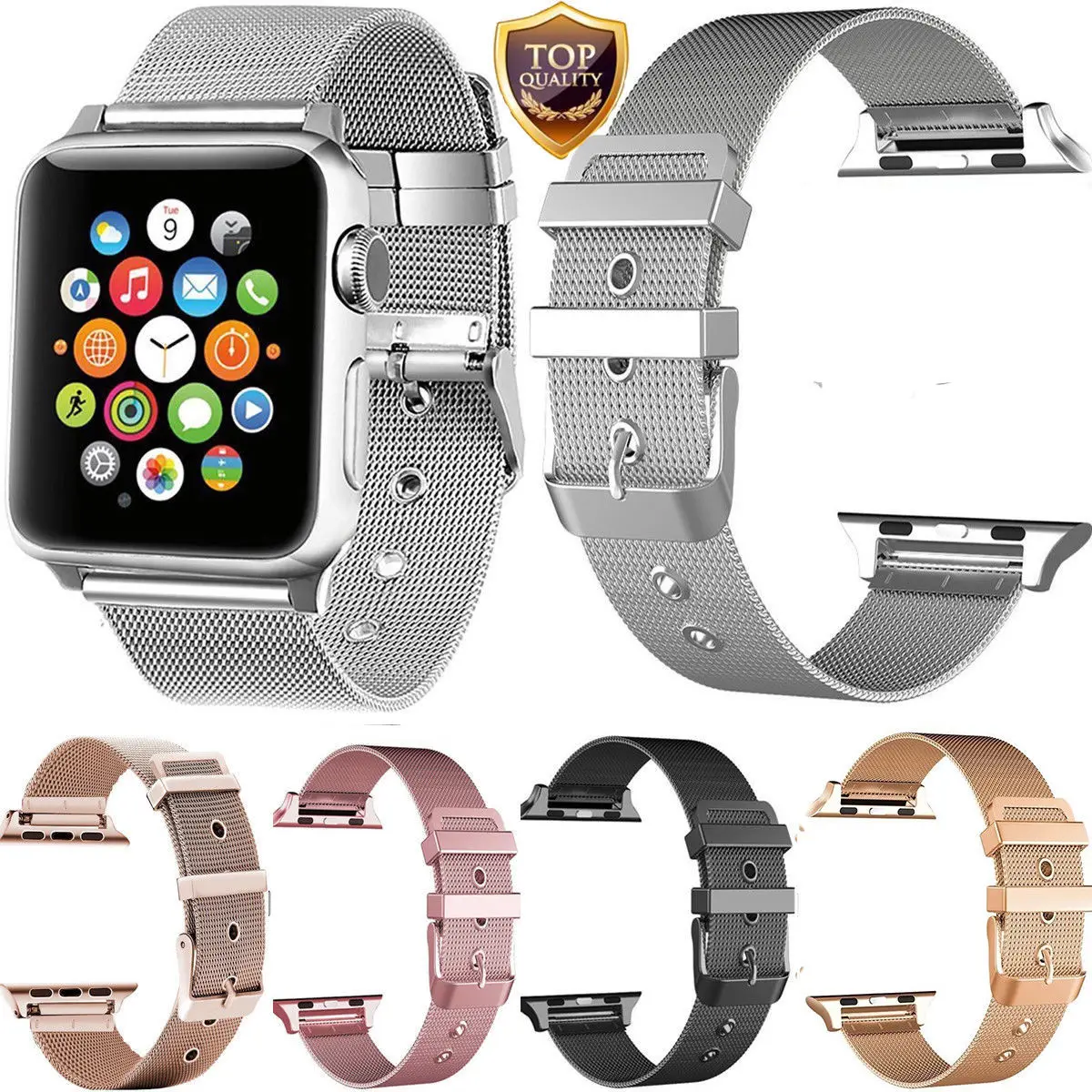 

milan strap l smart watch women necklace wristband instruction manual smart band to for iphone h30 smart watch, Gold/pink/gray/black