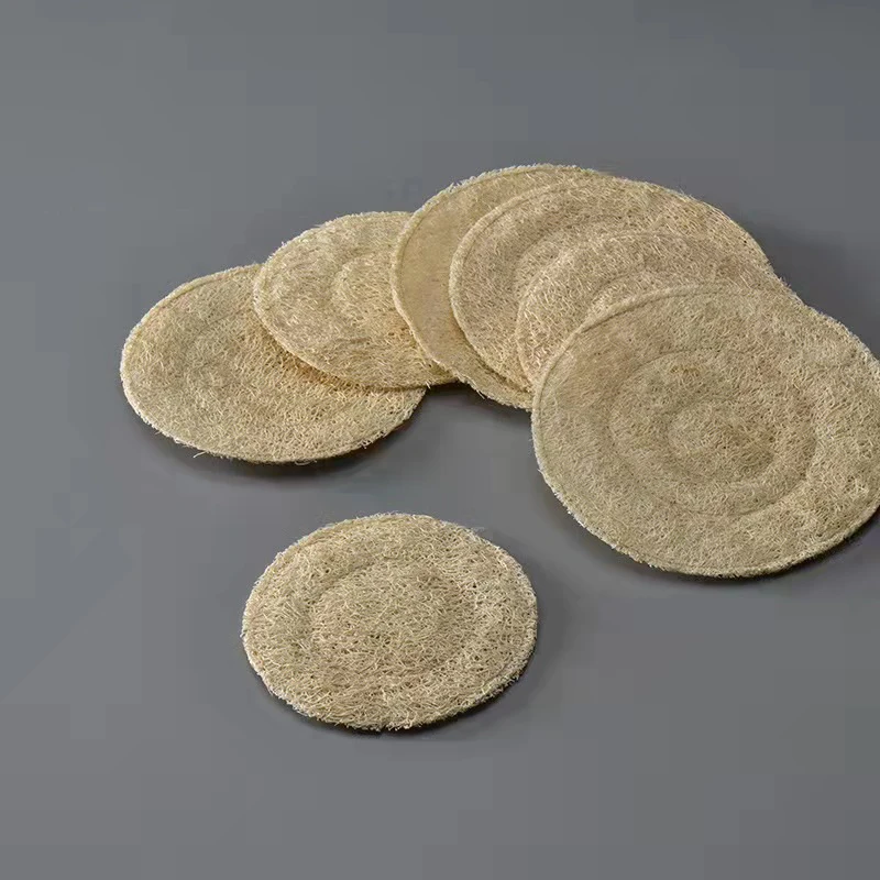 

2022Tabletex Customized Environmental Protection Natural Color Natural Towel Gourd Environmental Protection Coaster