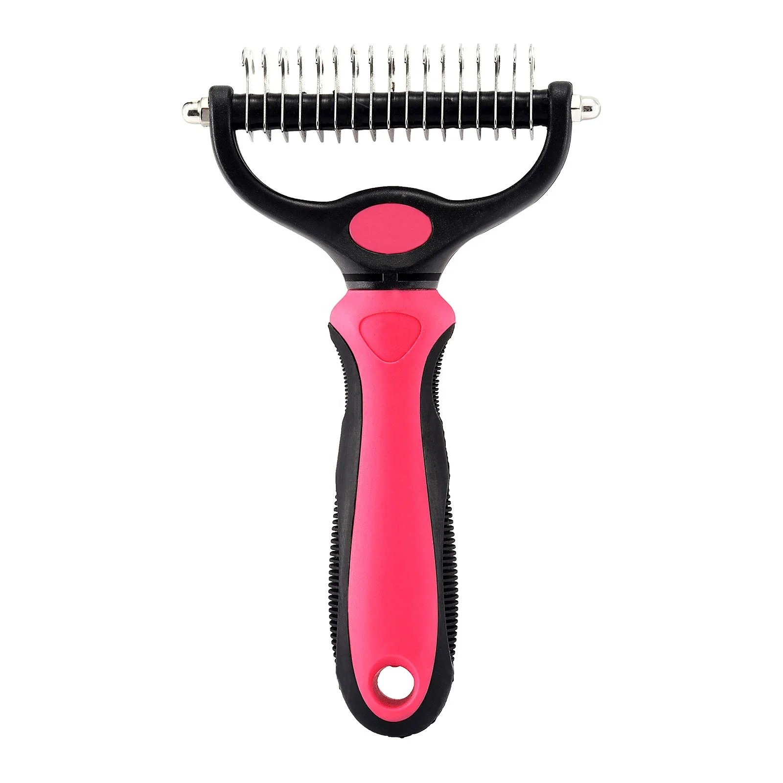 

Double Side Grooming Slicker Pet Accessories Tool Pet Hair Remover Comb Animal Fur Removal Deshedding Tools Undercoat Rake