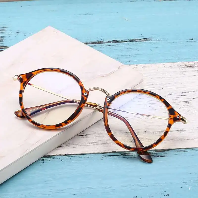 

Blue light glasses frame computer glasses superlight round transparent female eyeglasses frame Optical frames clear
