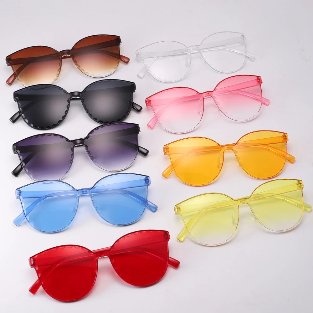 

2020 Hot Selling Fashion Boys Girls Shade Eyewear Cute Children Sun Glasses UV400 Round Kids Sunglasses