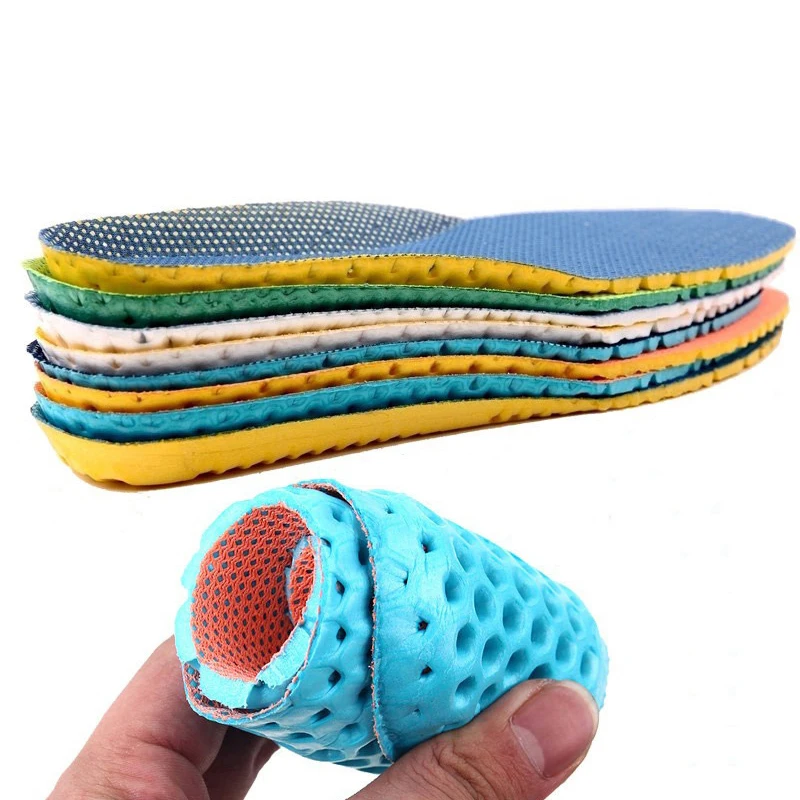 

Wholesale EVA Sliver Ion Insole High Elastic Shock Absorption Sweat Absorption And Breathable For Work And sport insole, Customized